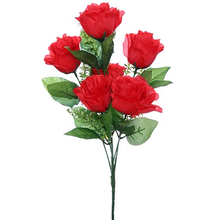 Load image into Gallery viewer, 40 cm Assorted Rose Bush 6 Heads (ND)