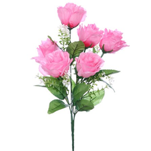 Load image into Gallery viewer, 40 cm Assorted Rose Bush 6 Heads (ND)