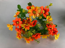 Load image into Gallery viewer, 30 cm Artificial Orange Cosmos Bunch