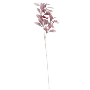 70cm Burgundy Lambs Ear - Artificial Greenery Single Stem