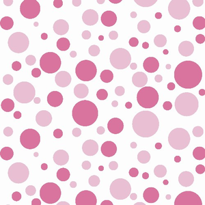 80cm x 100m Spotty Pink Pastel Cellophane - LARGE ITEM