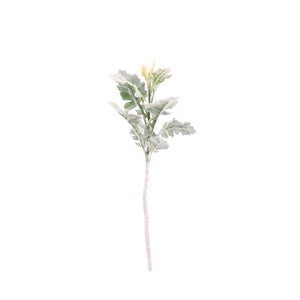34 cm Artificial Dusty Miller Green Foliage