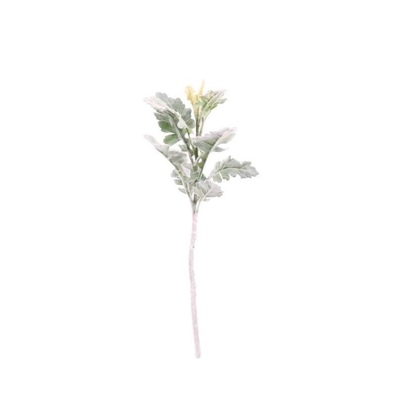 34 cm Artificial Dusty Miller Green Foliage