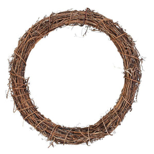 Full Box of 20 x 40cm (16") Natural Rattan Grape Vine Wicker Wreath Ring