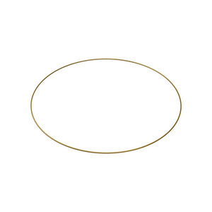 50cm Gold Bridesmaid Flower Hoop - Wedding Wire Ring Wreath Display