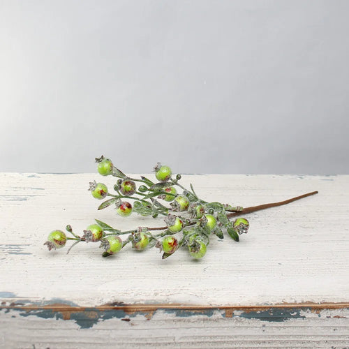 30cm Green Realistic Berry Pick - Christmas Artificial Flower Xmas Wreath Bouquet (XB19)
