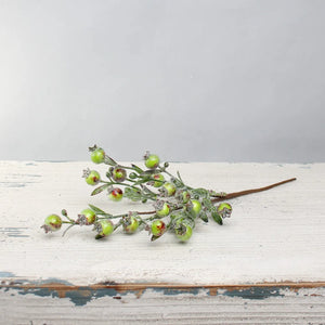 30cm Green Realistic Berry Pick - Christmas Artificial Flower Xmas Wreath Bouquet (XB19)