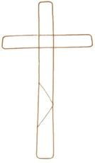 24" Wire Cross (Pack of 20) - Wire Frames