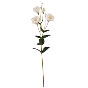 87cm Artificial Ivory Lisianthus Spray Stem