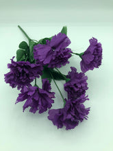Load image into Gallery viewer, 35cm Purple Artificial Flower Bunch - Lily Carnation Rose (ND)