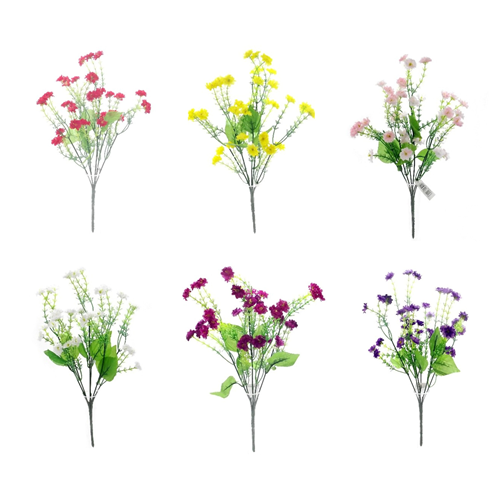 37cm Gyp Babies Breath Bush Bunch - Assorted Colours