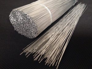 Galvanised Silver Stub Wire - 28swg x 7" - 1kg (0.38mm x 18cm)