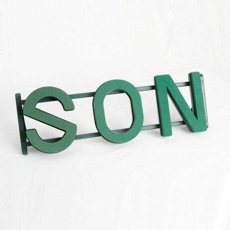 Son Plastic Backed Letter Frame - Wet Foam - Val Spicer - LARGE ITEM