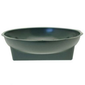 Green Floral Square Round Bowl Dish - 25 per Bag