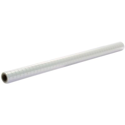 80cm x 20m Wide White Dot Cellophane - LARGE ITEM