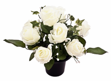 Load image into Gallery viewer, Rosebud and Ivy - Artificial Flower Grave Crem Pot